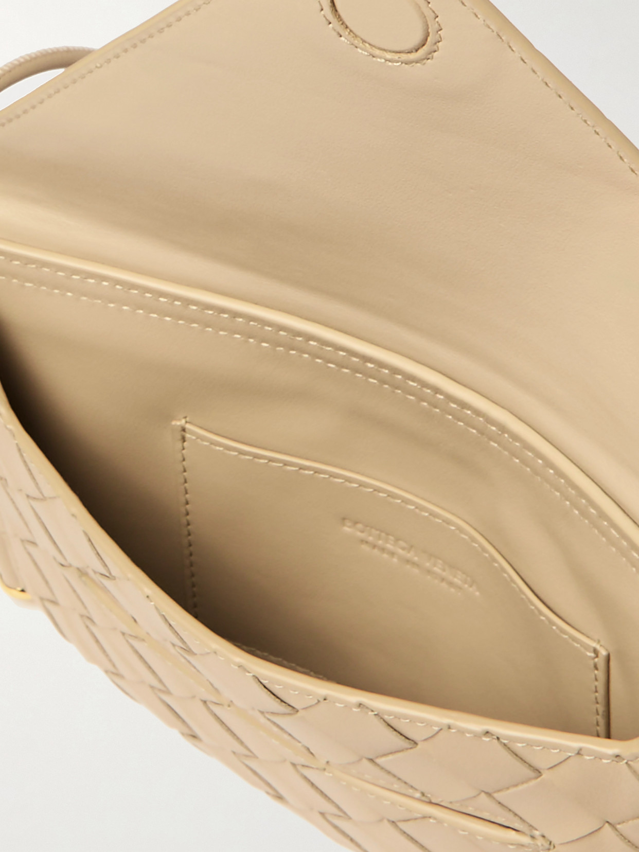 Embellished Intrecciato Shoulder Bag