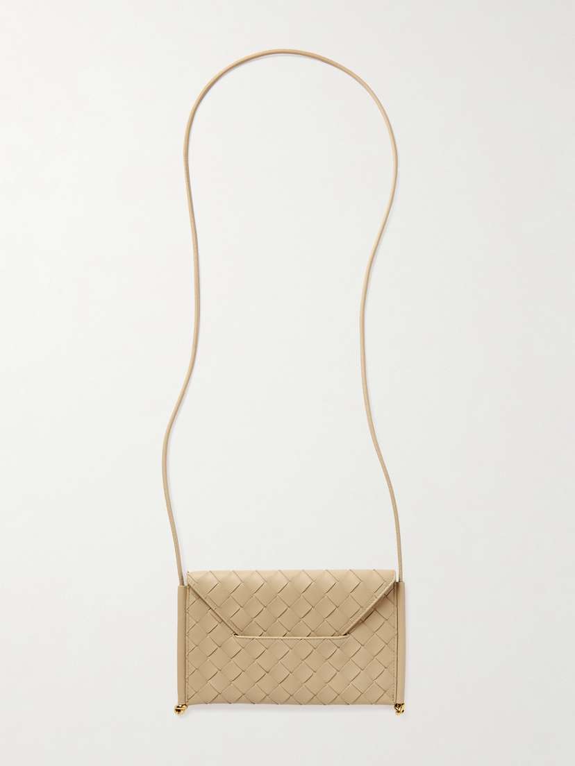 Bottega Veneta Embellished Intrecciato Leather Shoulder Bag