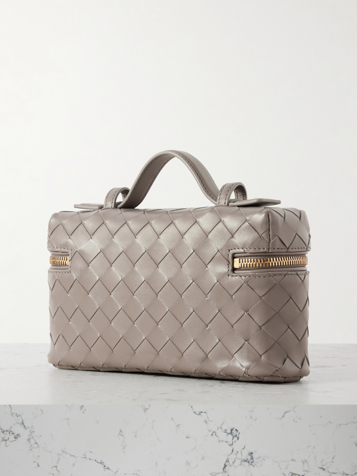 Bottega Veneta Bang Bang Vanity Mini Intrecciato Leather Tote