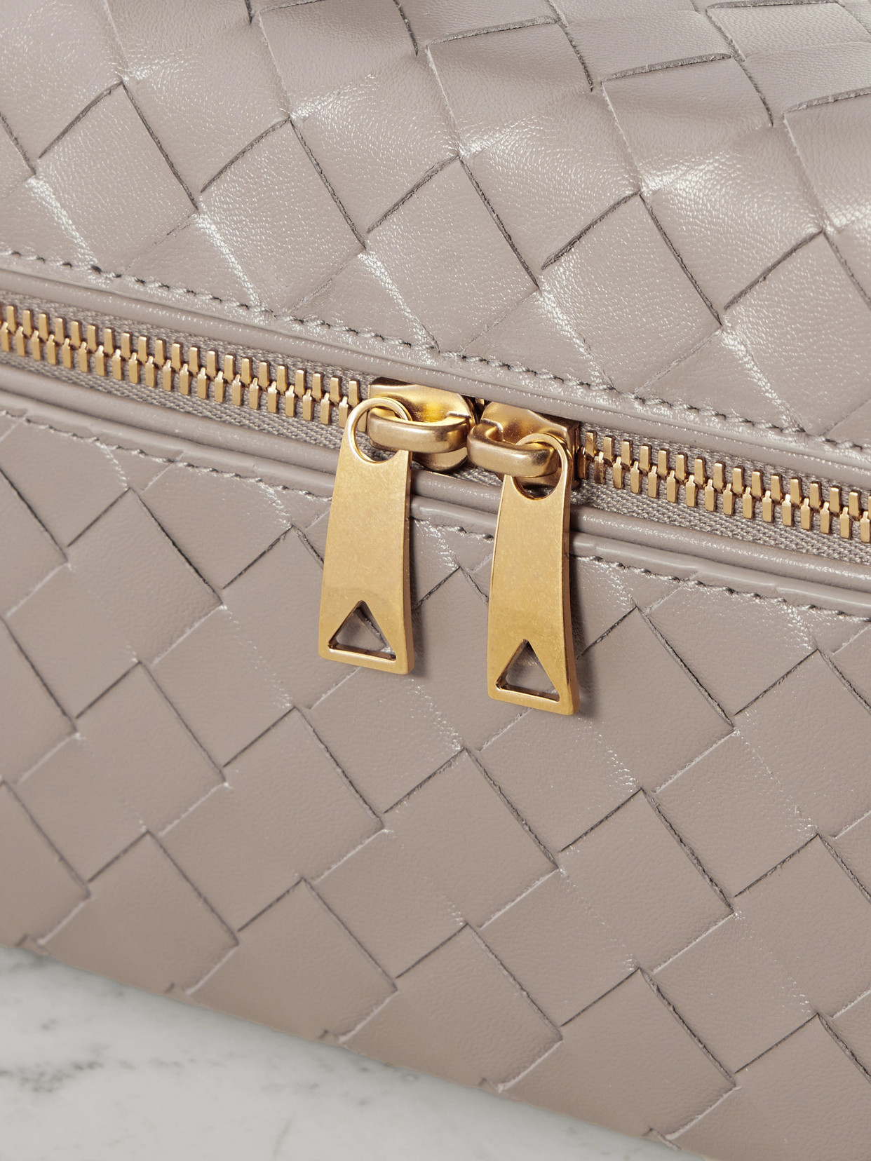 Bottega Veneta Bang Bang Vanity Mini Intrecciato Leather Tote