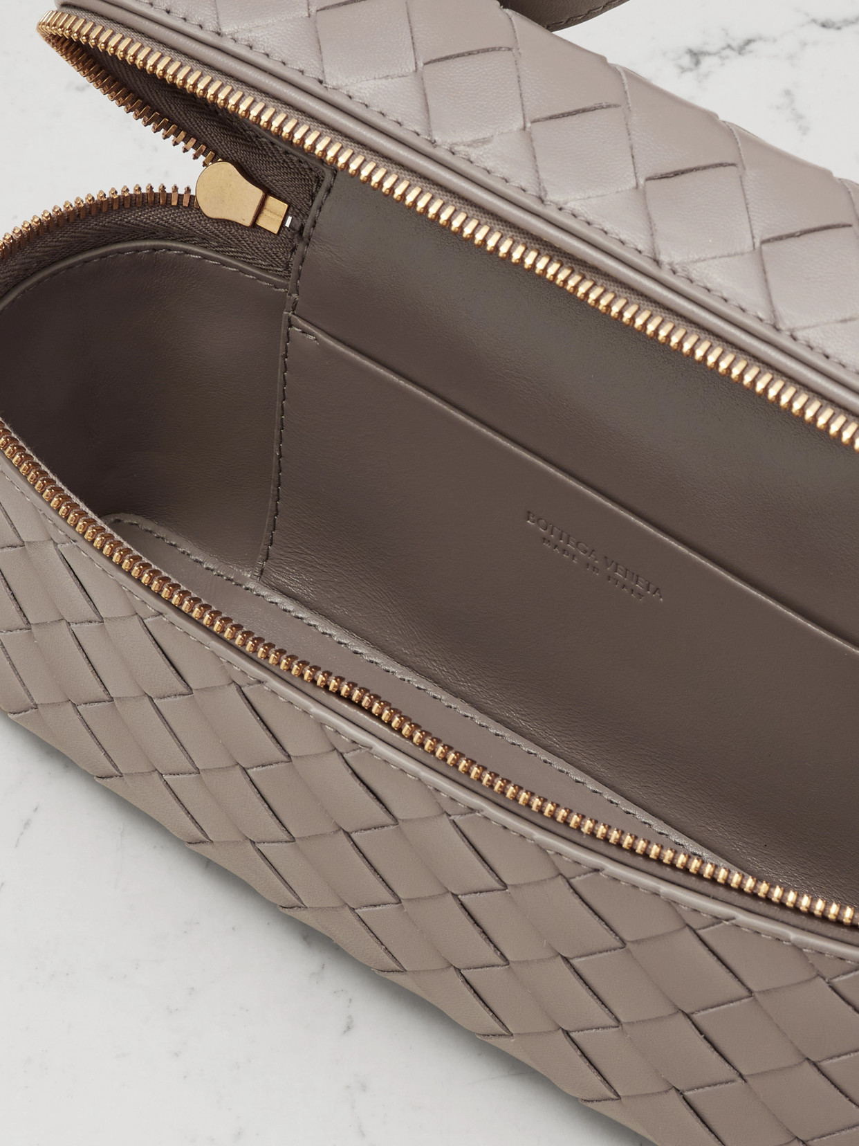 Bottega Veneta Bang Bang Vanity Mini Intrecciato Leather Tote