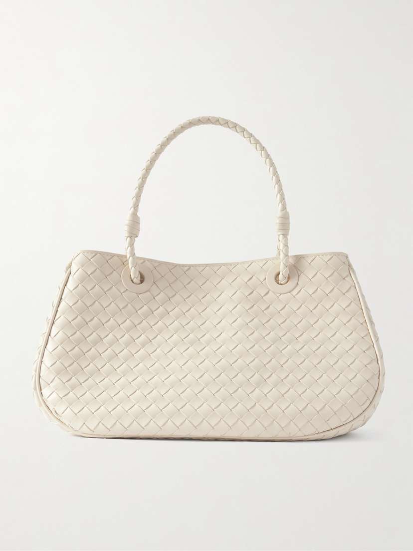 Bottega Veneta Basket Medium Intrecciato Leather Tote