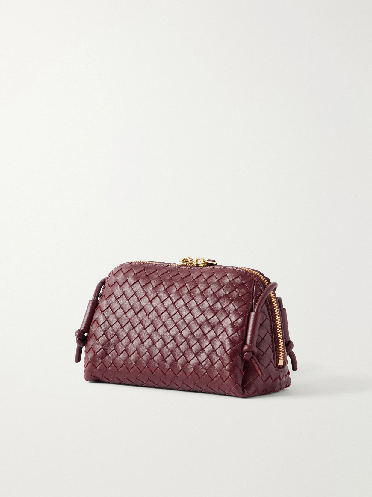 Concert Pouch Intrecciato Leather Shoulder Bag