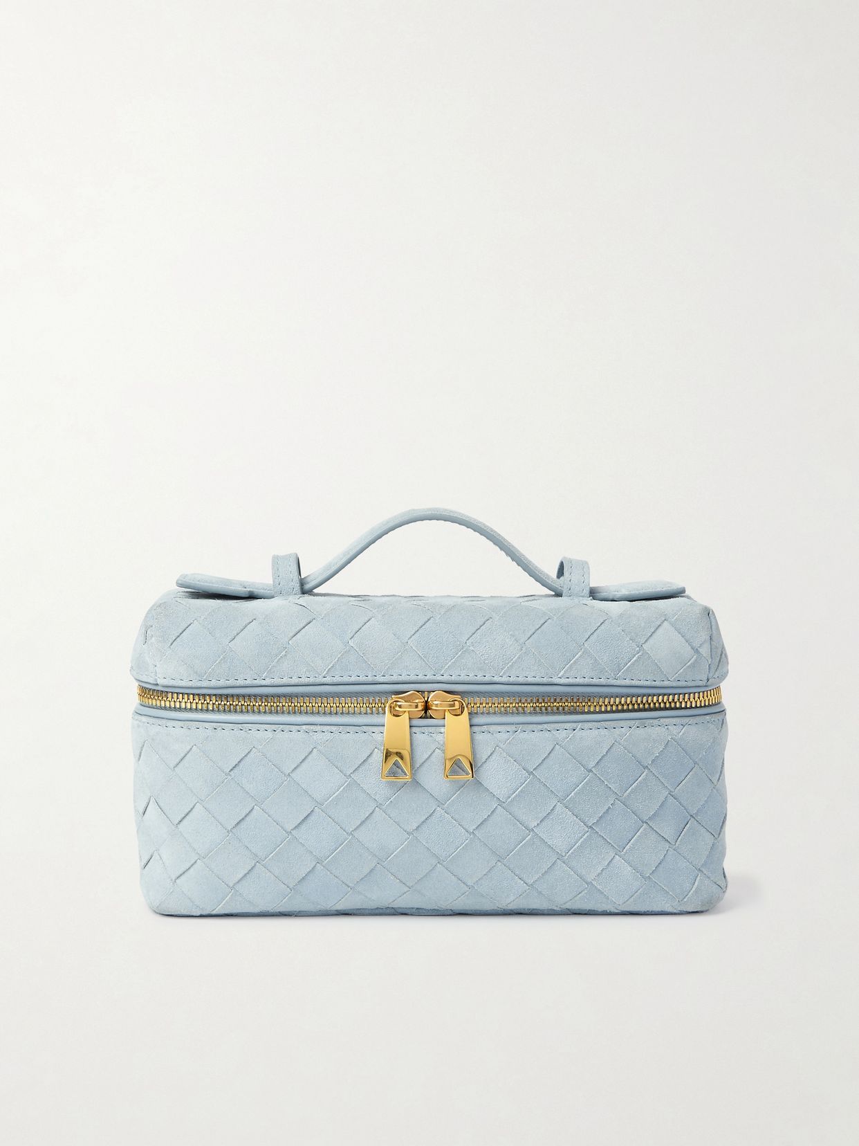 Bang Bang Intrecciato suede tote