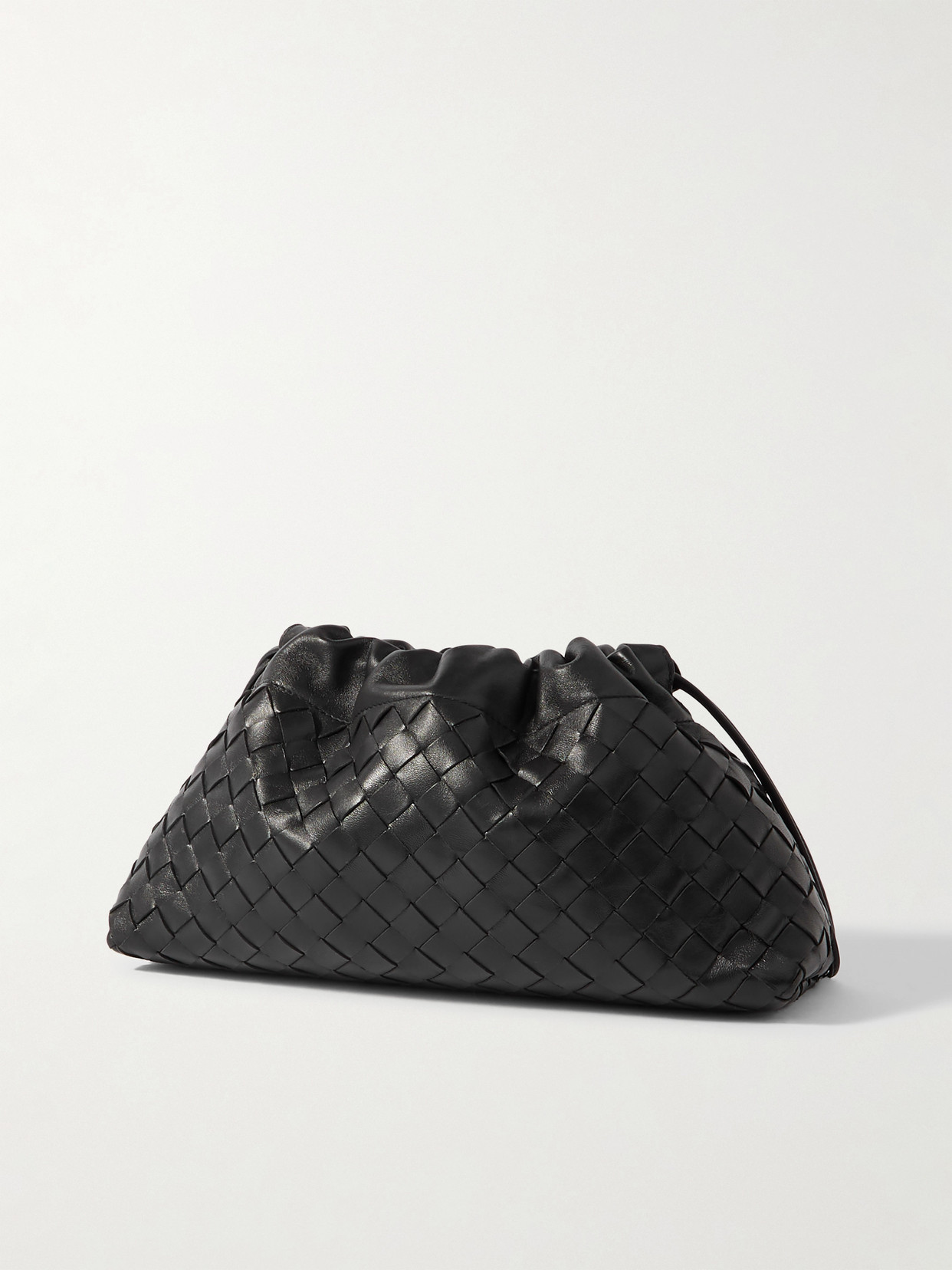 Bottega Veneta Dustbag Chain-embellished Intrecciato Leather Pouch