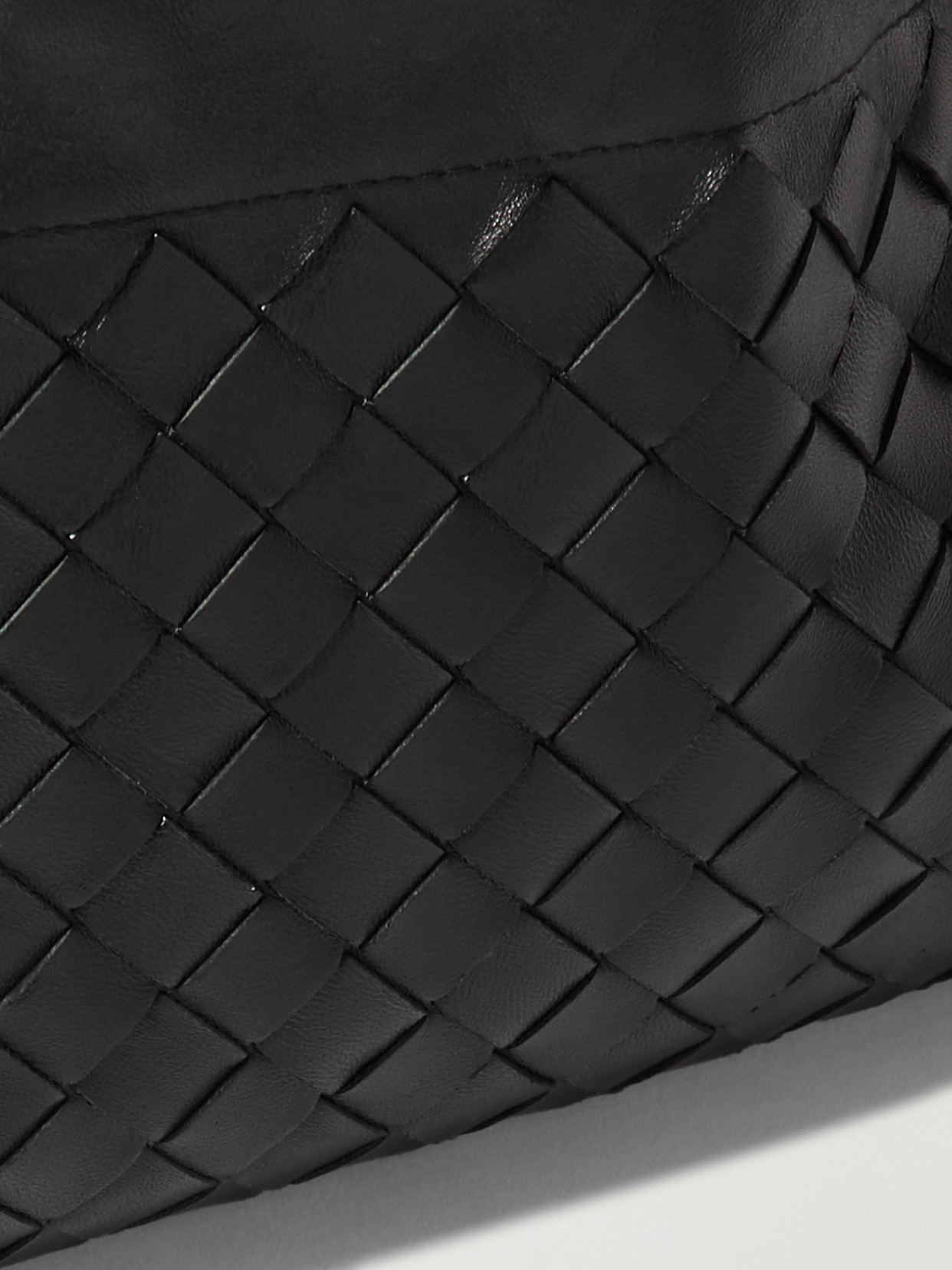 Bottega Veneta Dustbag Chain-embellished Intrecciato Leather Pouch