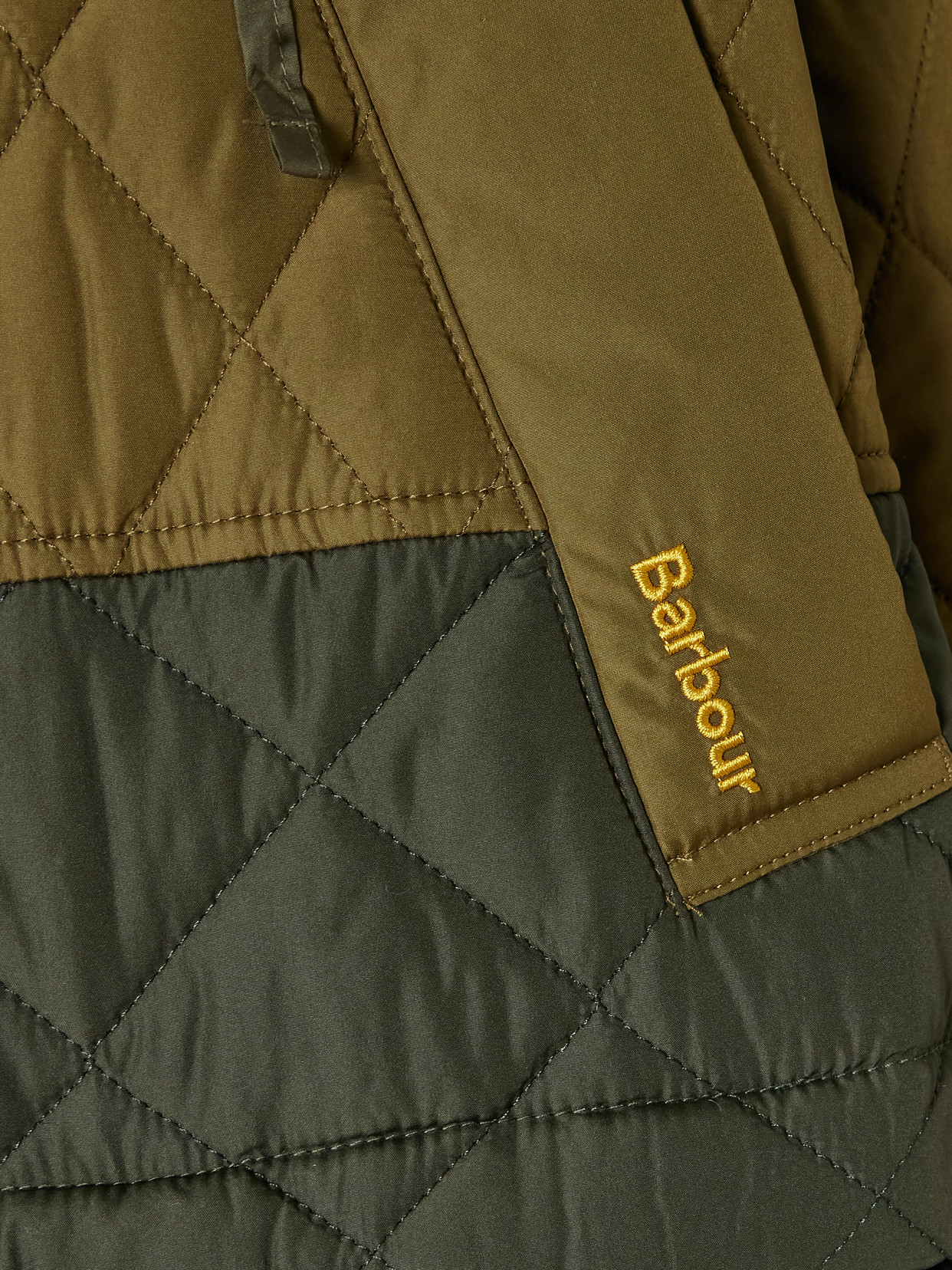 Lilian Hooded Convertible Corduroy-Trimmed Quilted Recycled-Shell Coat