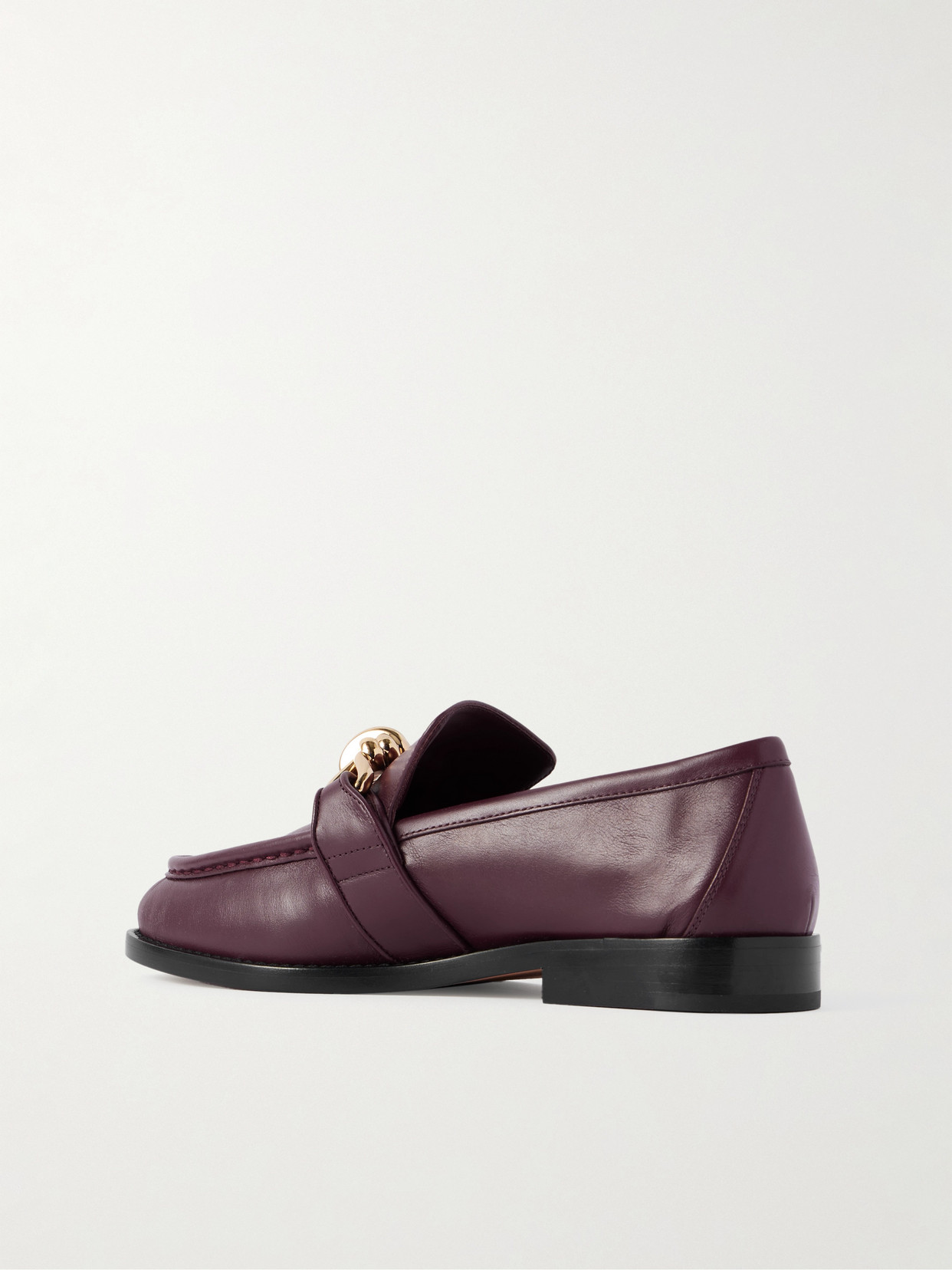 Bottega Veneta Astaire Embellished Leather Loafers