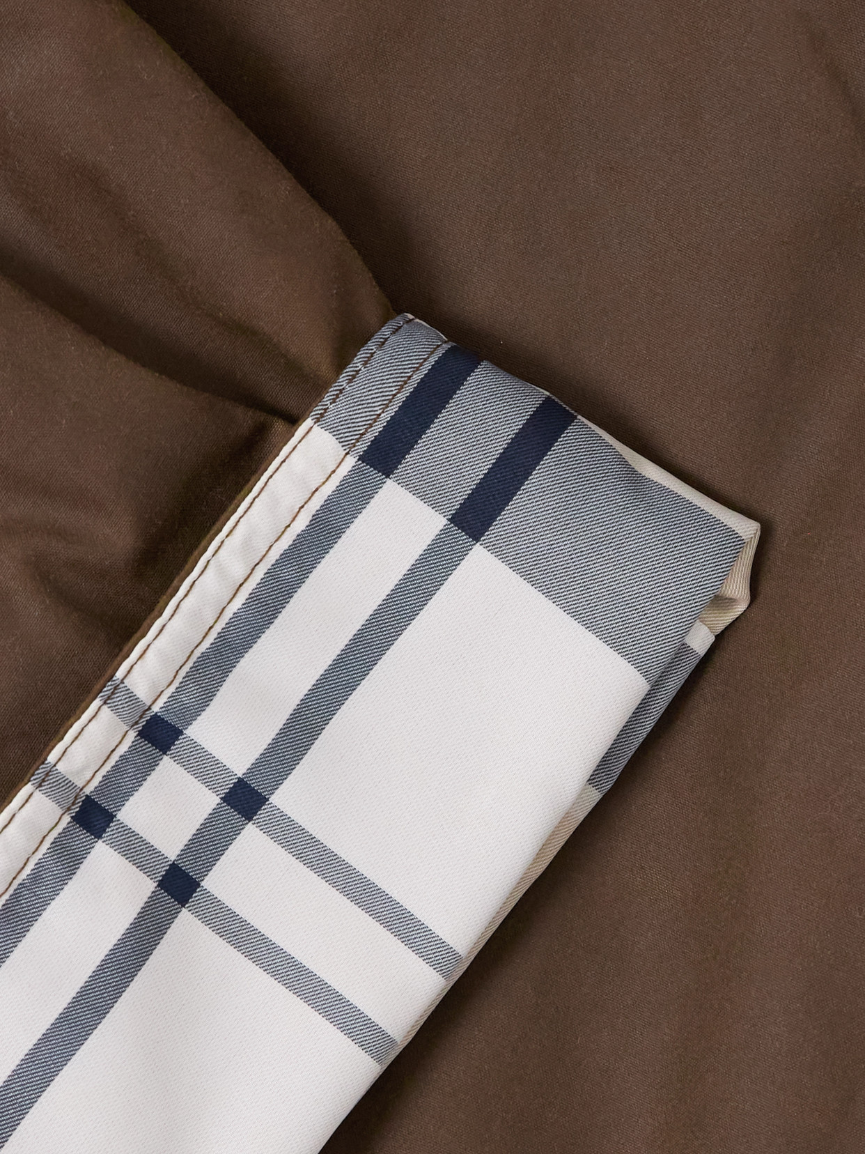 Barbour Myra Leather-trimmed Cotton Hooded Jacket In Multi