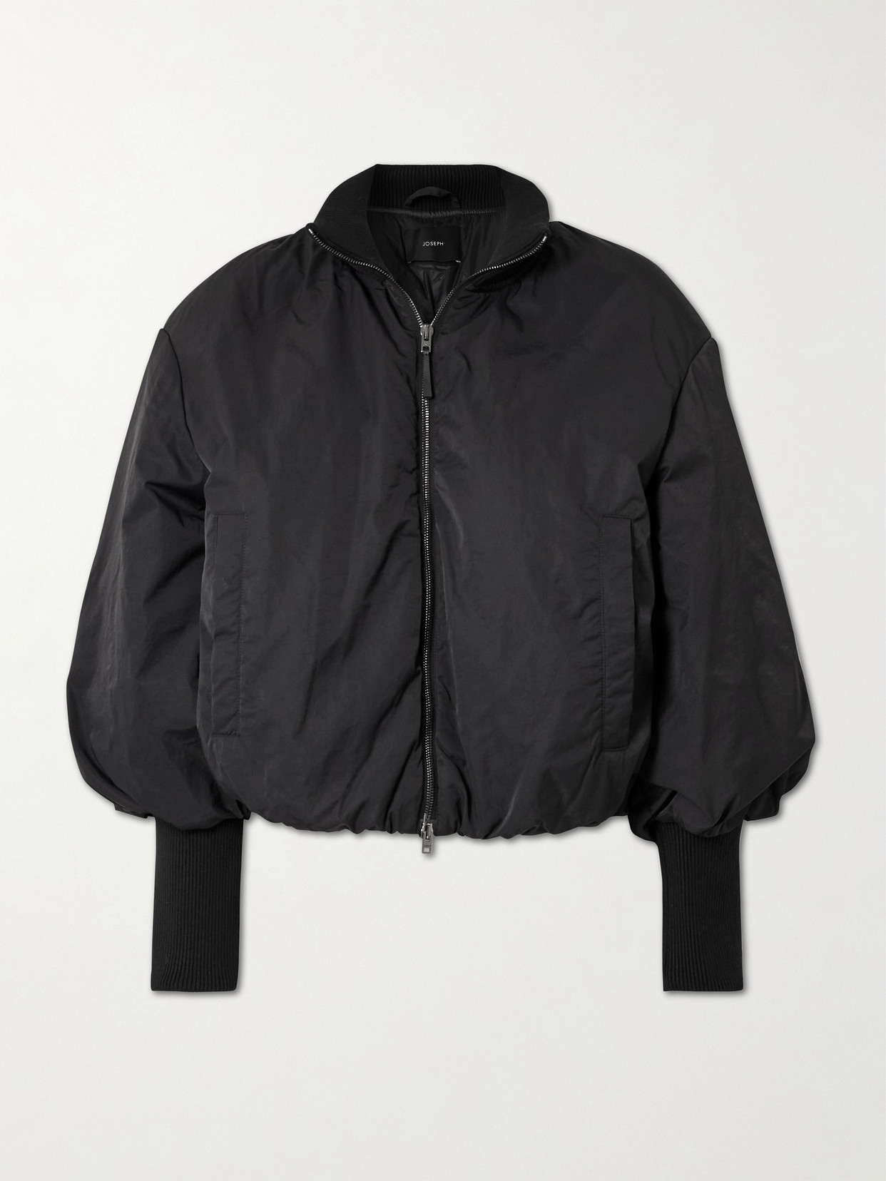 Joseph Bart Shell Bomber Jacket In Black