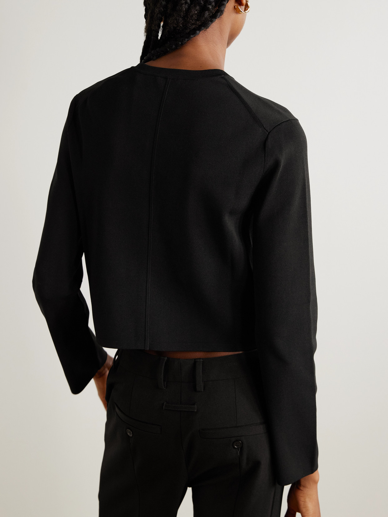Stretch-Knit Jacket