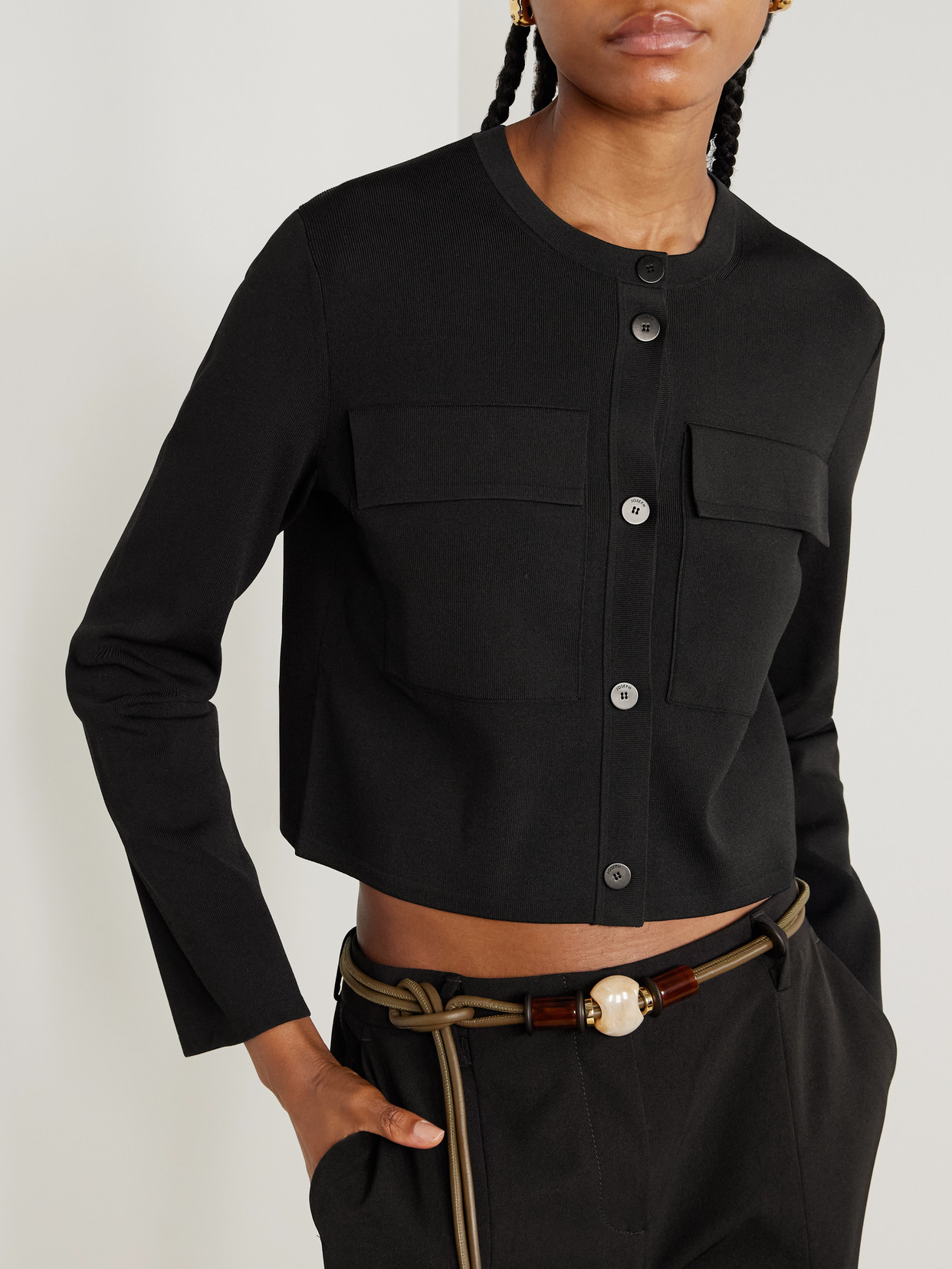 Stretch-Knit Jacket