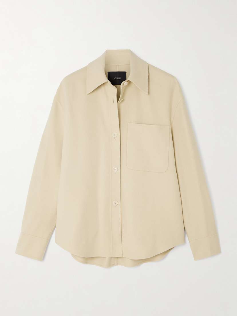 Joseph Jelia Wool And Silk-blend Felt Shirt