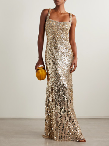 Jenny Packham Mirabeau embellished tulle gown