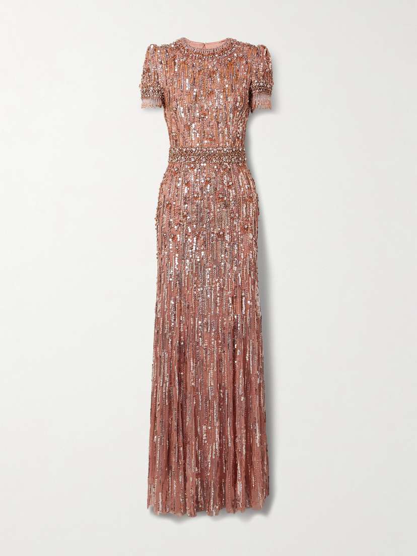 Jenny Packham Roxy Embellished Tulle Gown