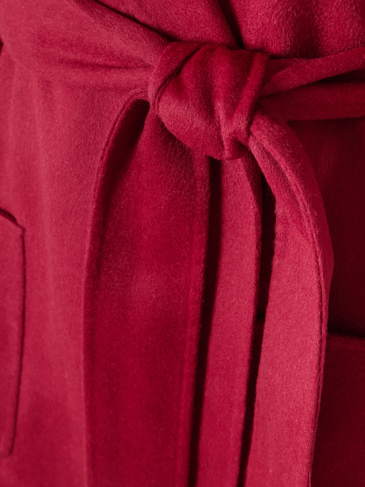 Arline Belted Wool And Cashmere-Blend Coat