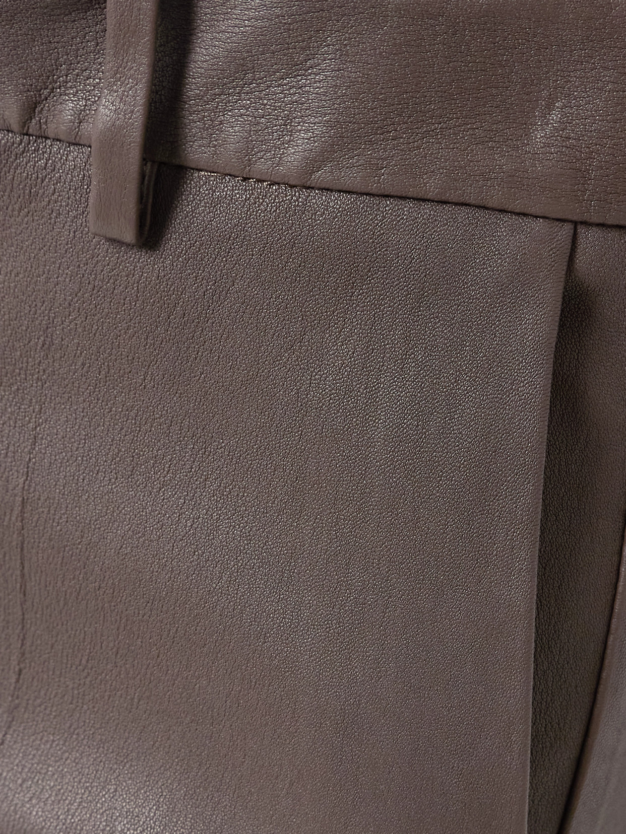 Joseph Coleman Leather Slim-fit Pants In Neutral