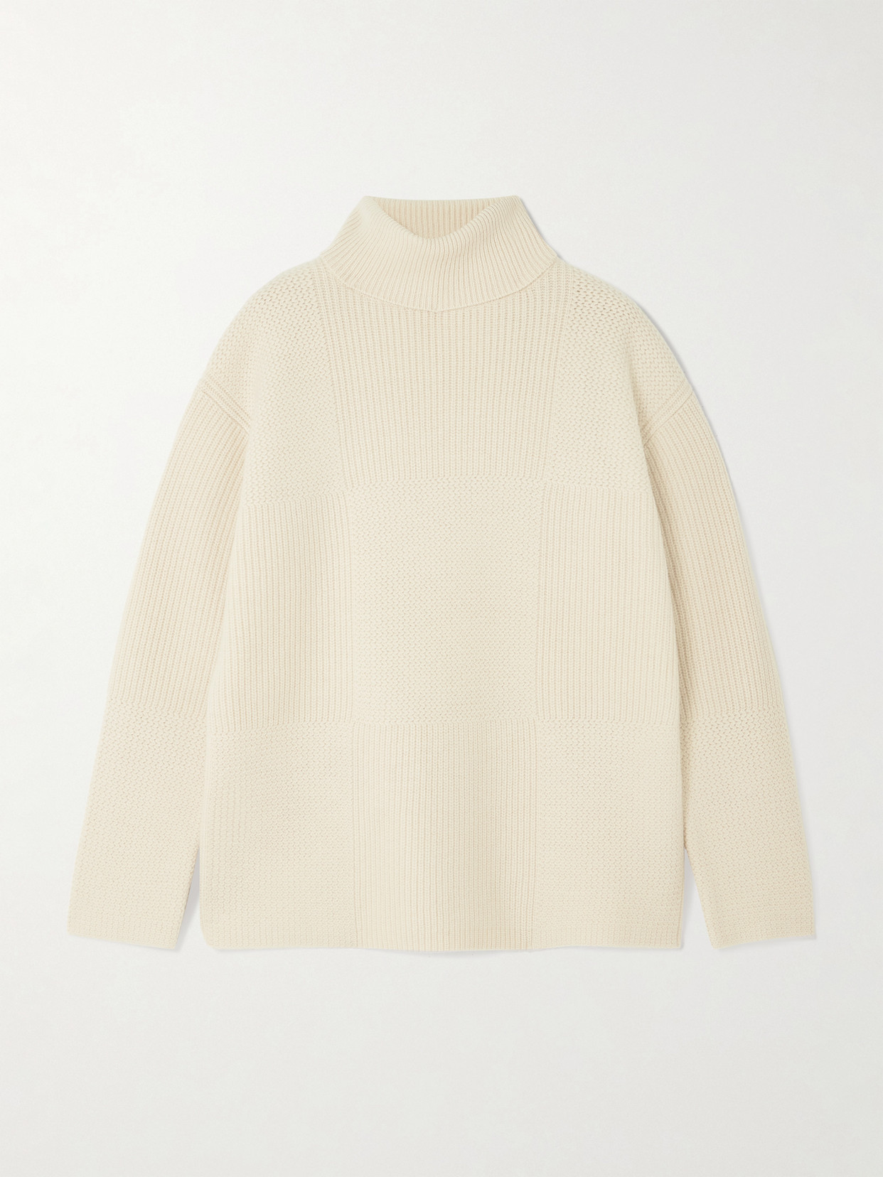 Joseph Merino Wool Turtleneck Sweater In Gold