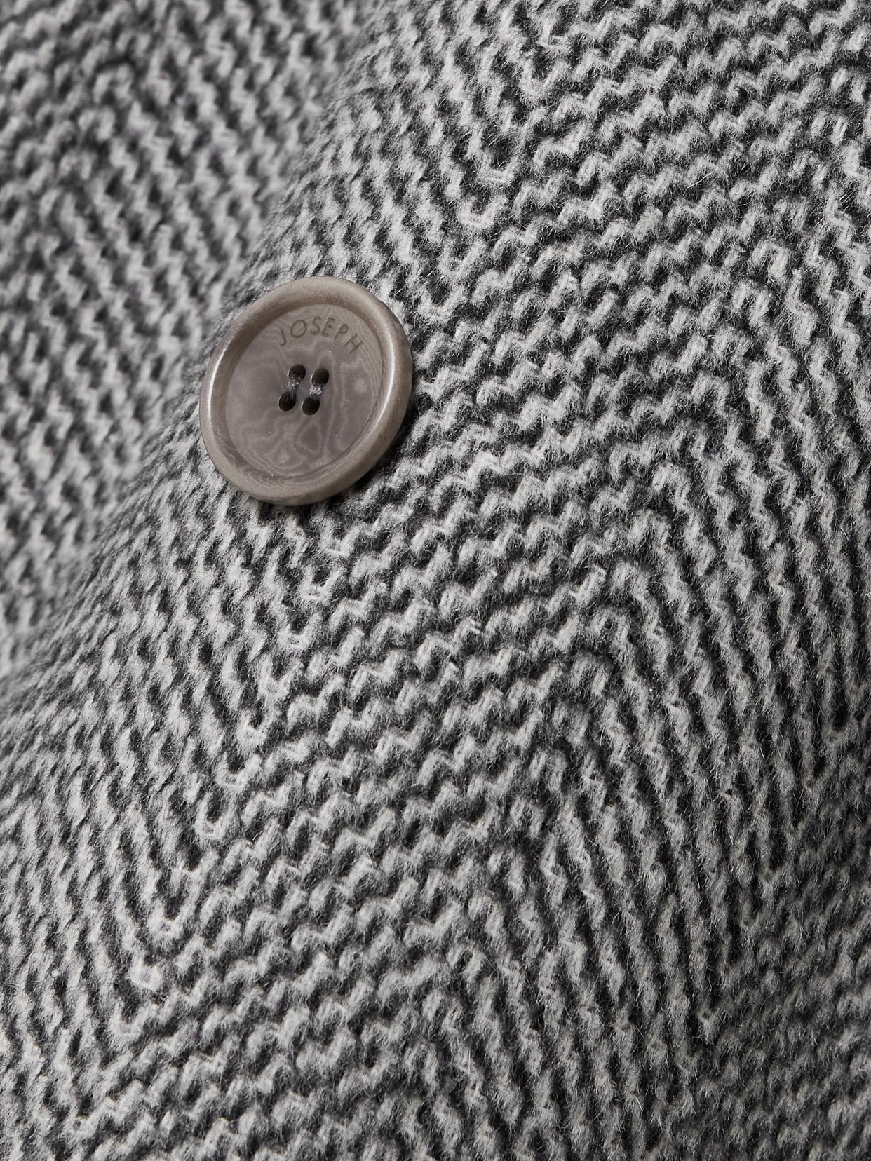 Navarre Belted Herringbone Coat