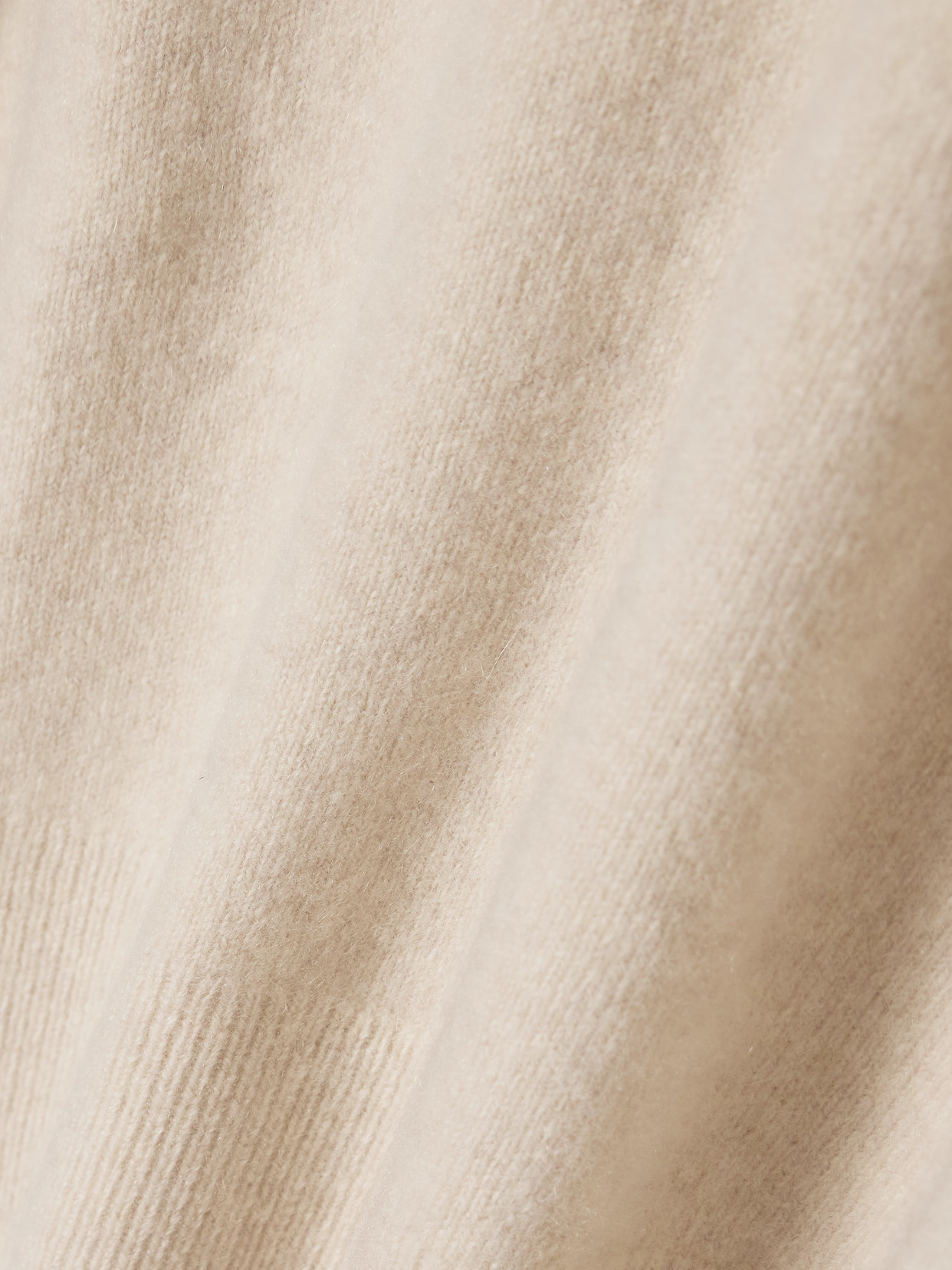 Brushed Cashmere-Blend Sweater
