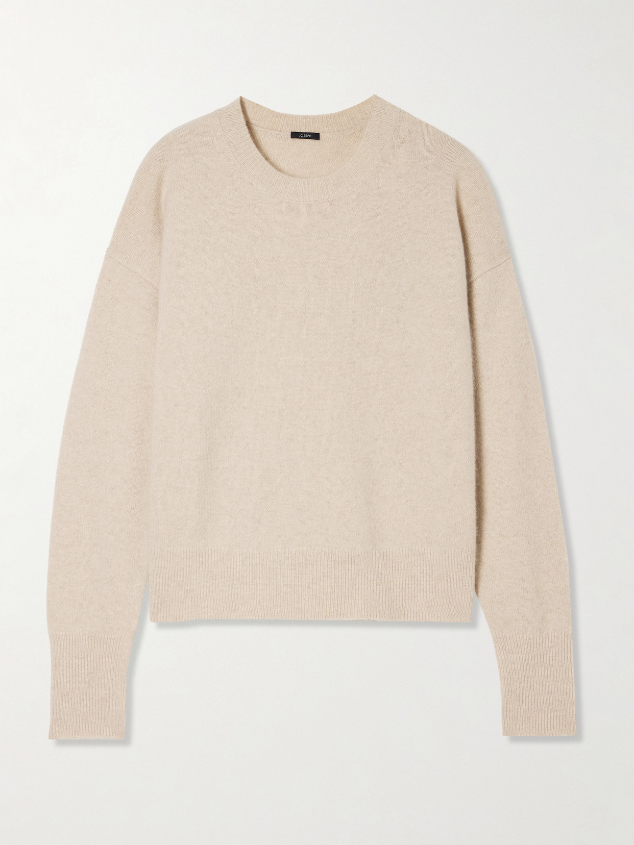 Joseph Brushed Cashmere-blend Sweater In Neutral
