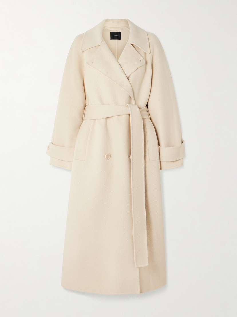 Joseph Navarre Belted Wool Coat