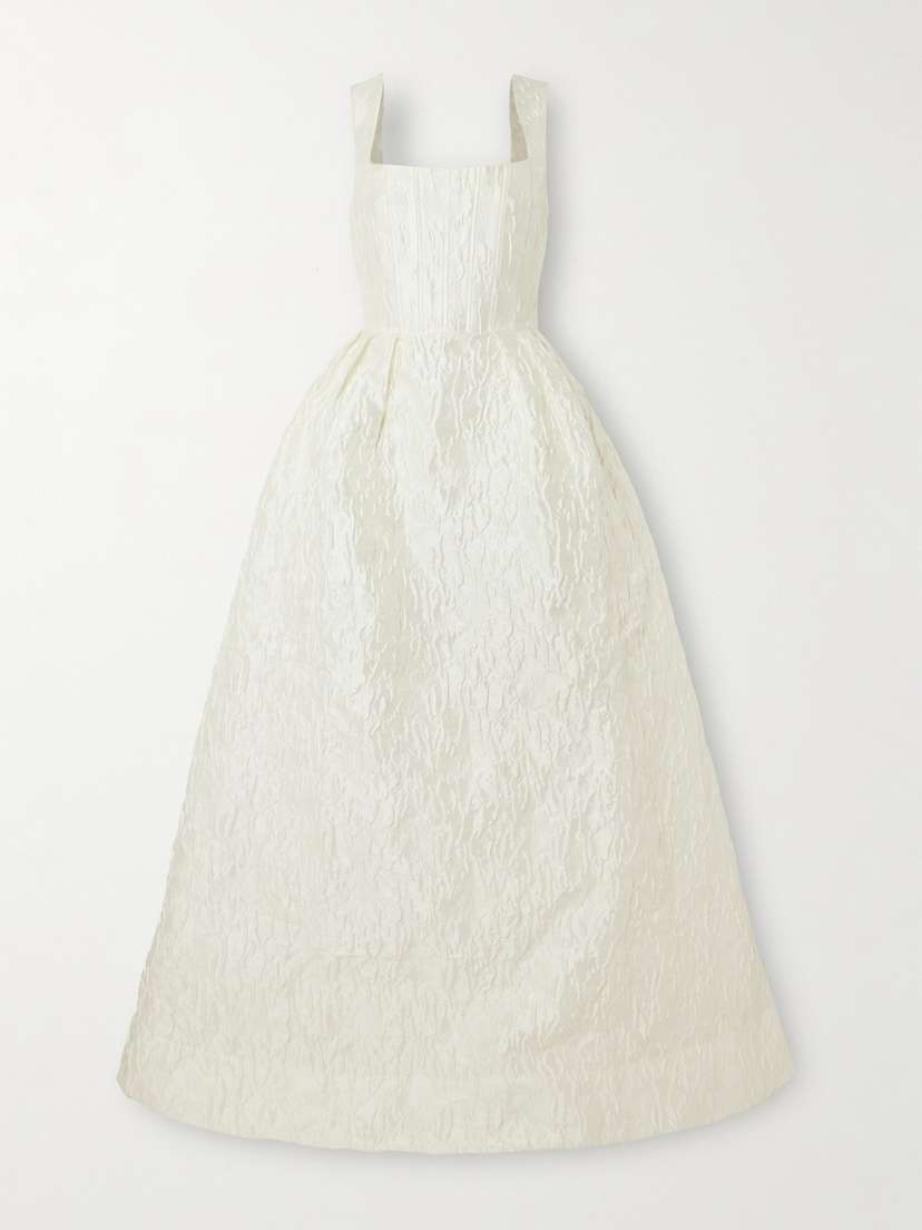 Rebecca Vallance Vanilla Dreams Cloqué Gown