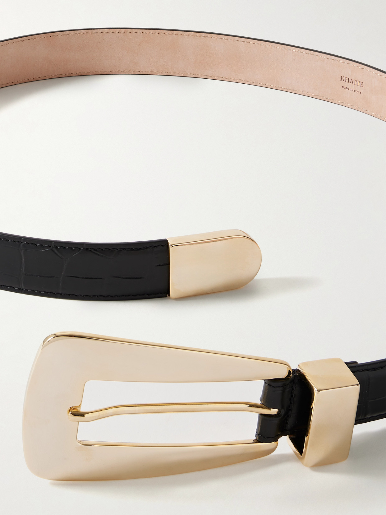 KHAITE LUCCA LEATHER BELT