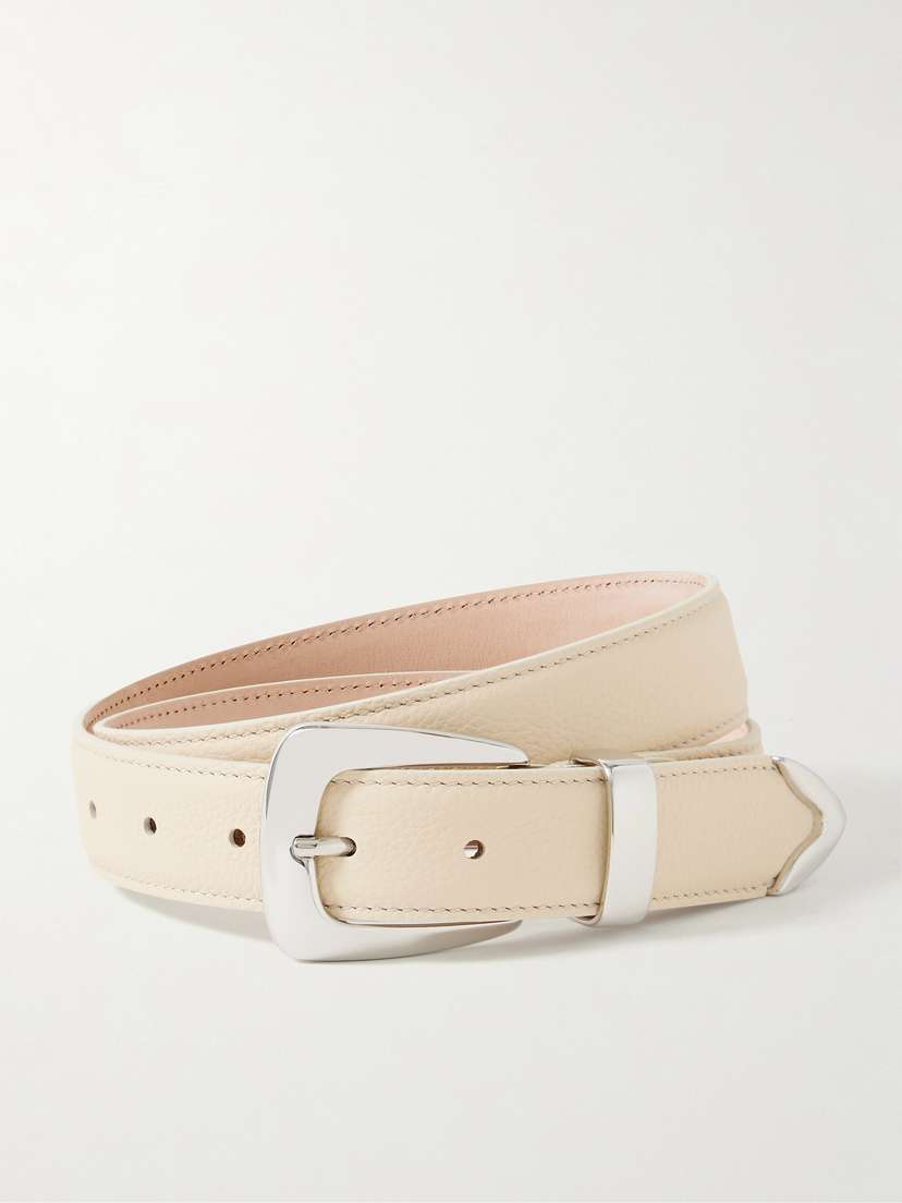 Khaite Benny Textured-leather Belt