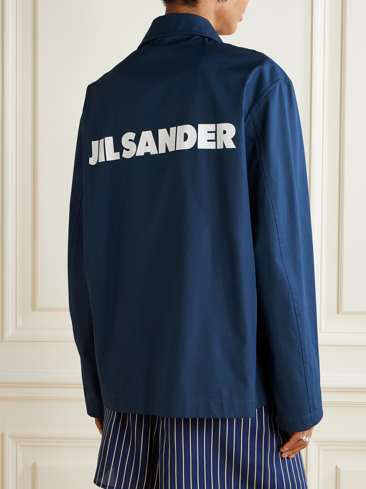 Printed Cotton-Taffeta Jacket