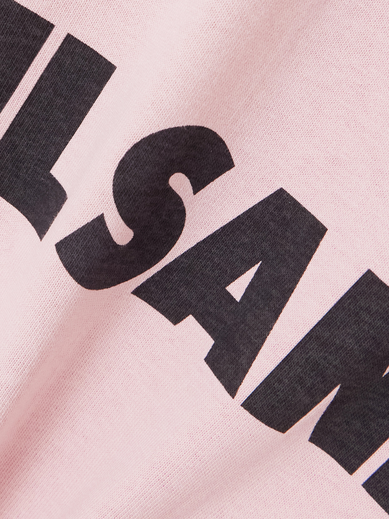 Jil Sander Printed Cotton-jersey T-shirt In Pink