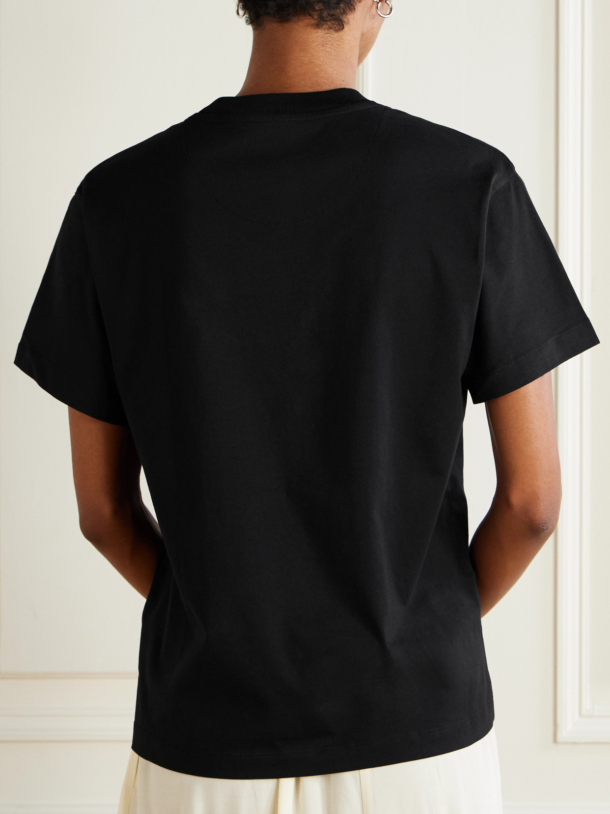 Three-Pack Appliquéd Cotton-Jersey T- Shirts