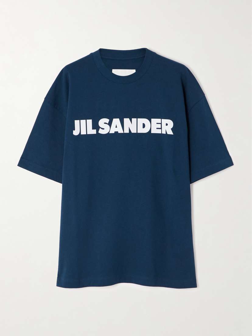 Jil Sander Printed Cotton-jersey T-shirt