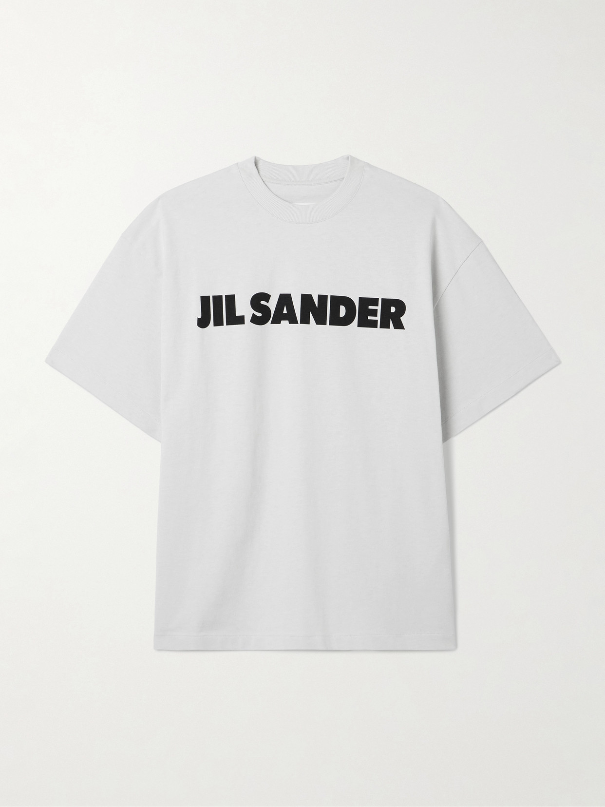 Jil Sander Crewneck Short Sleeves Classic Print T-shirt Clothing In White