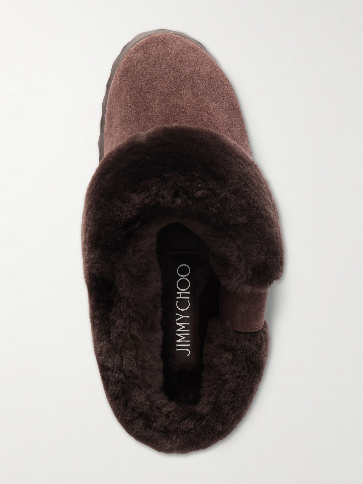 Diamond Shearling Slip-Ons