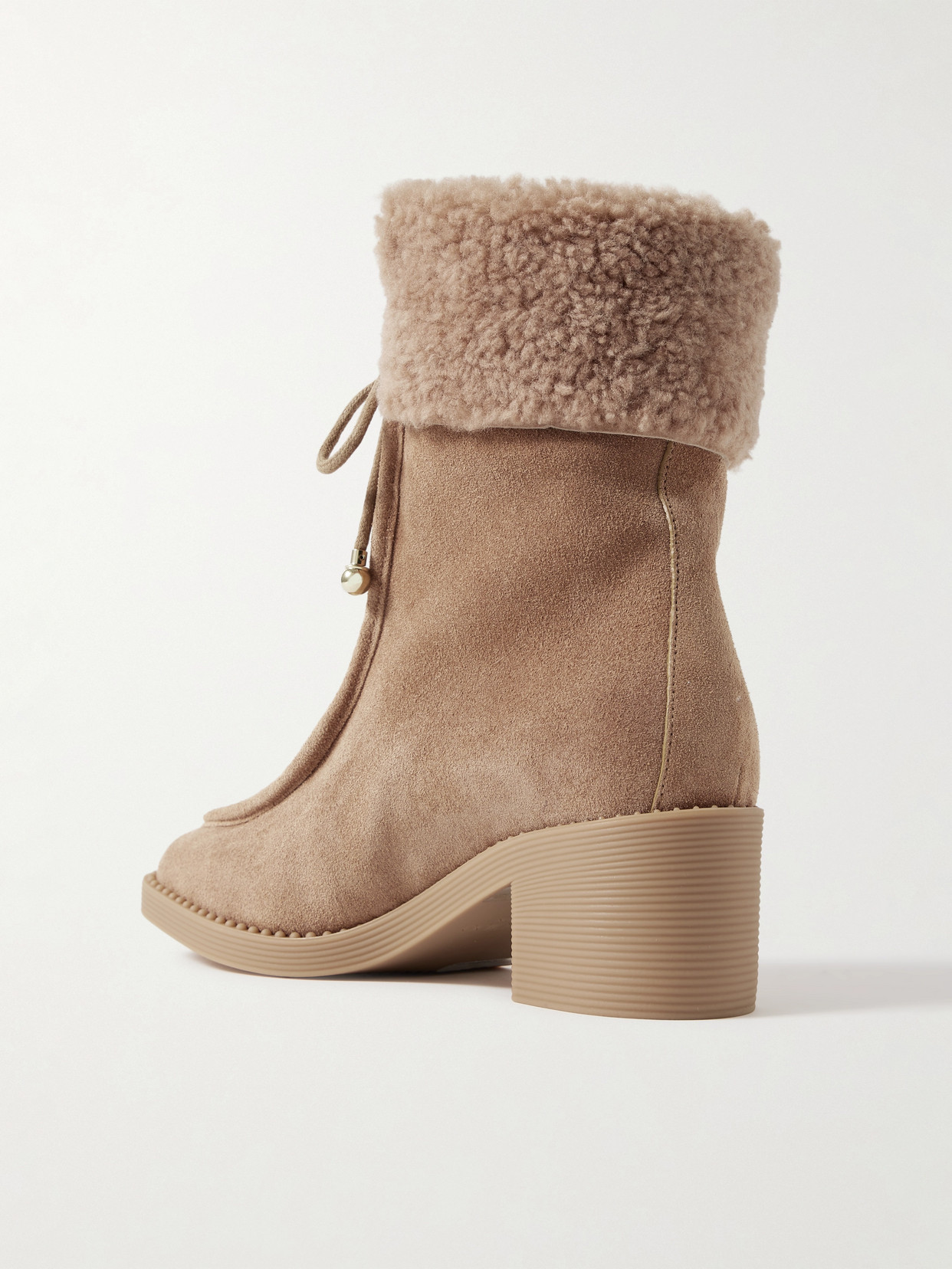 Hali 60 Shearling-Trimmed Ankle Boots