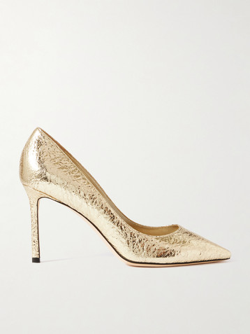 JIMMY CHOO Romy 85 metallic pumps