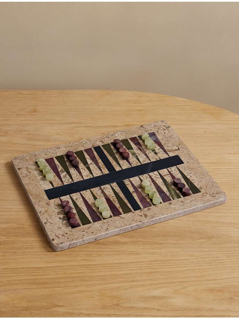 JIA JIA HOME Onyx Backgammon Set