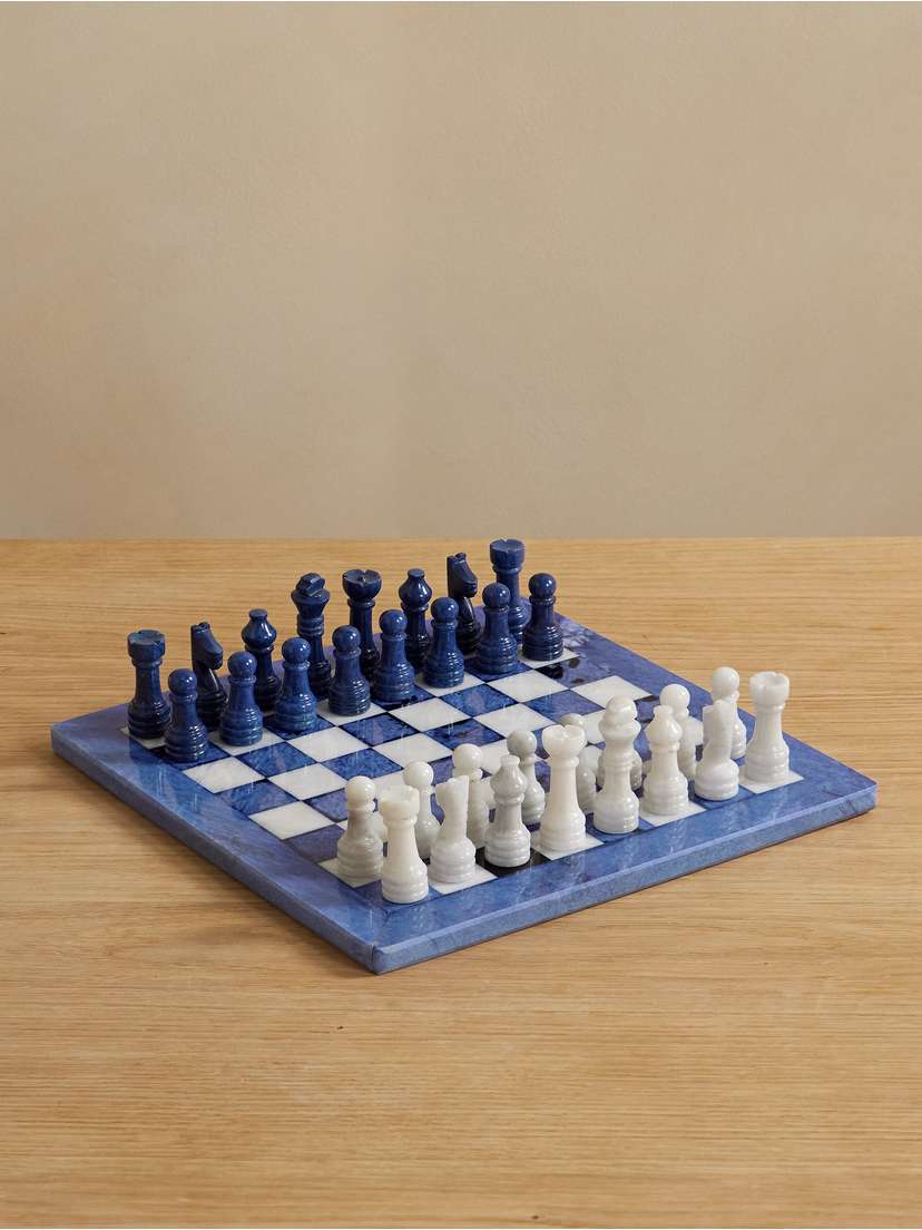 JIA JIA HOME Lapis Lazuli Chess Set