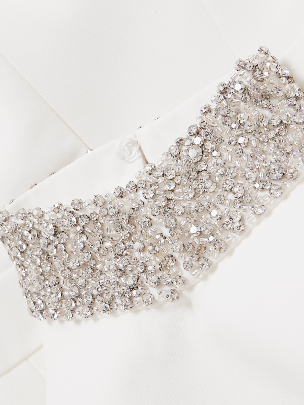 The New Arrivals Ilkyaz Ozel Hemingway Crystal-embellished Cady Halterneck Gown