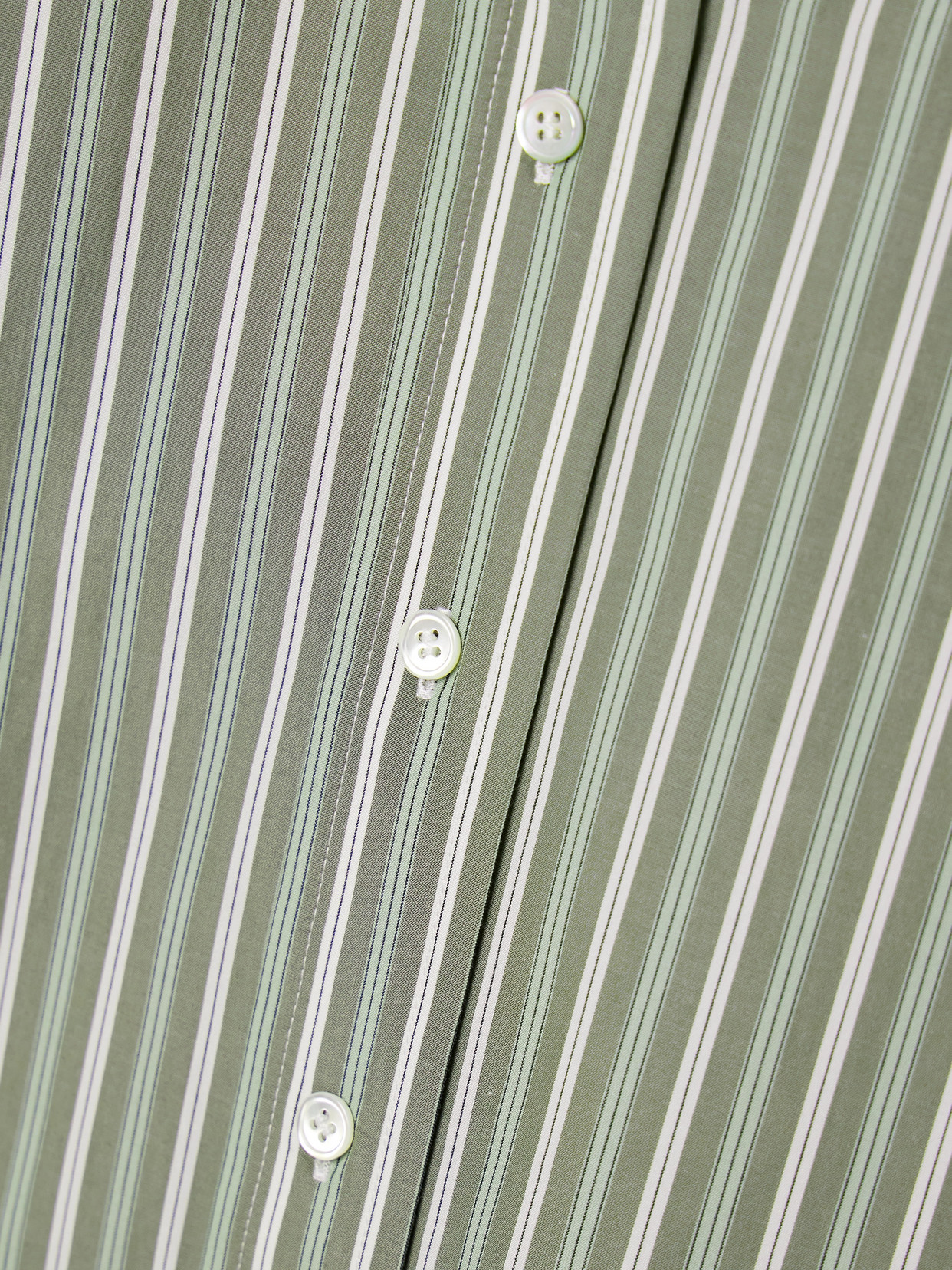 Co Oversized Striped Tton-poplin Shirt In Green