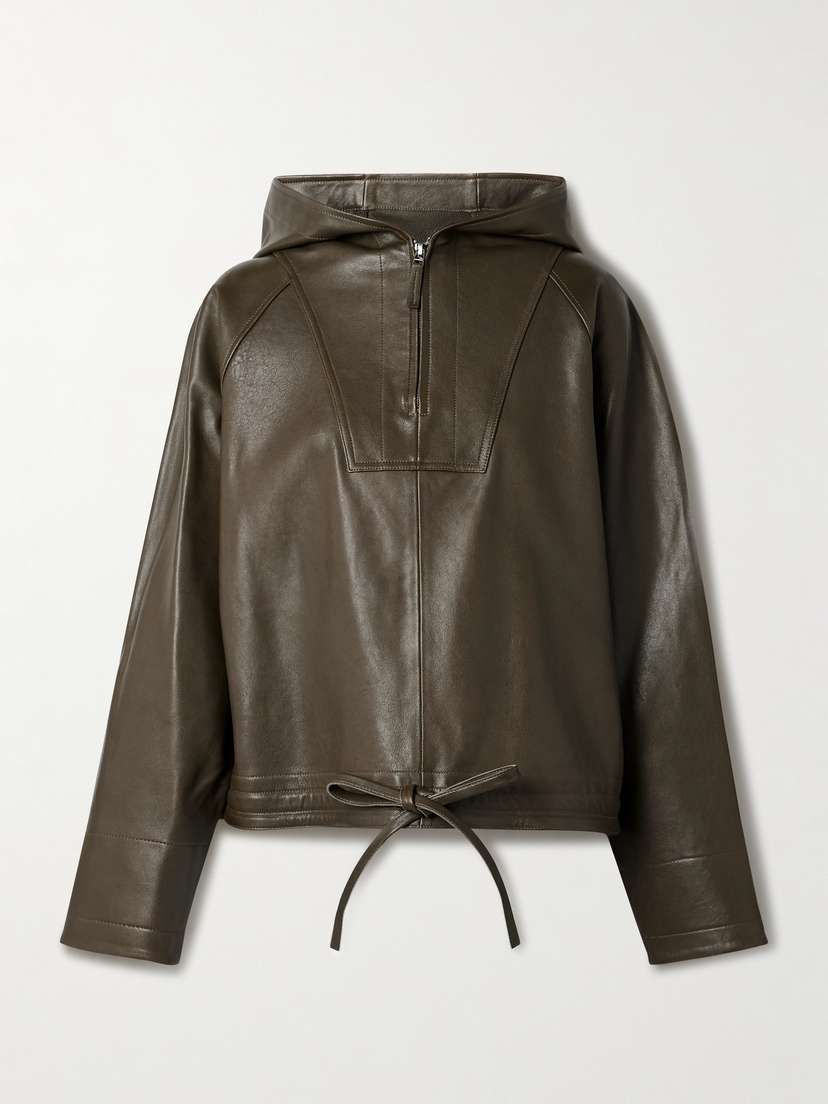 Co Leather Hoodie