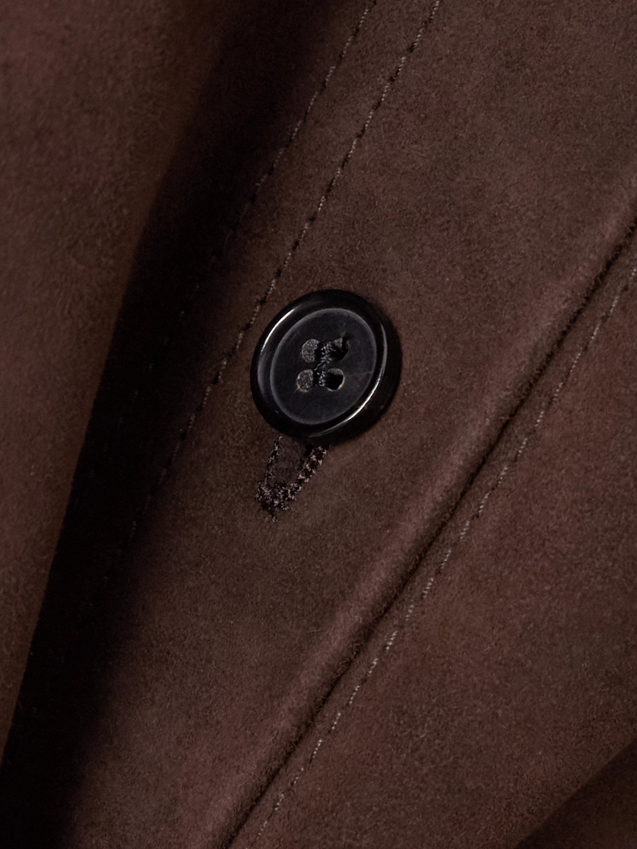 Co Suede Shirt In Brown