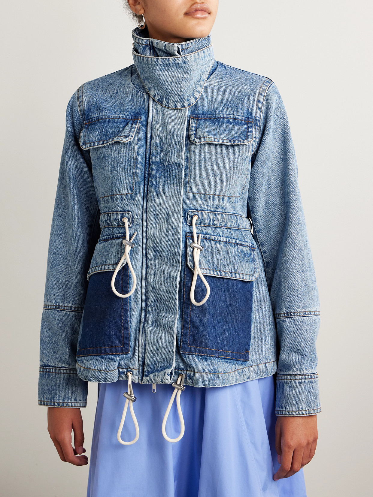 Co Denim Jacket In Blue