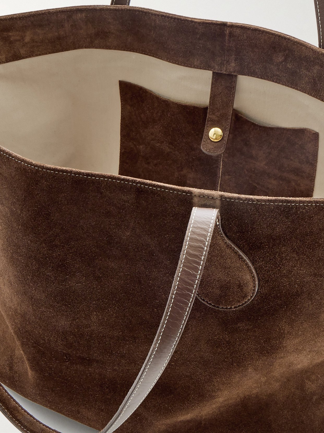 Liffner Mega Sprout Suede Tote