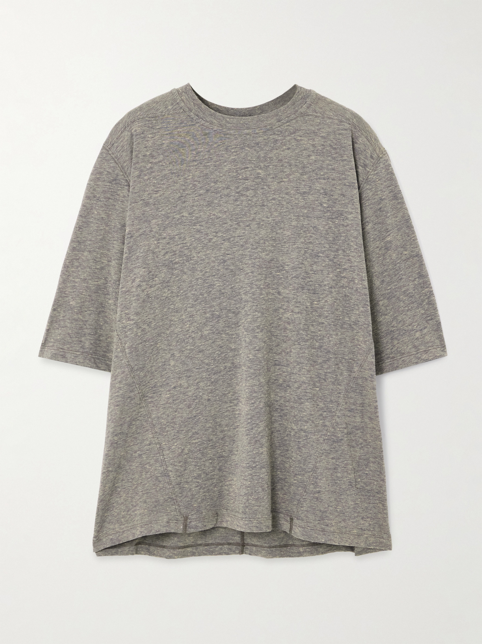 Rick Owens - Walrus paneled cotton-jersey T-shirt | Plush