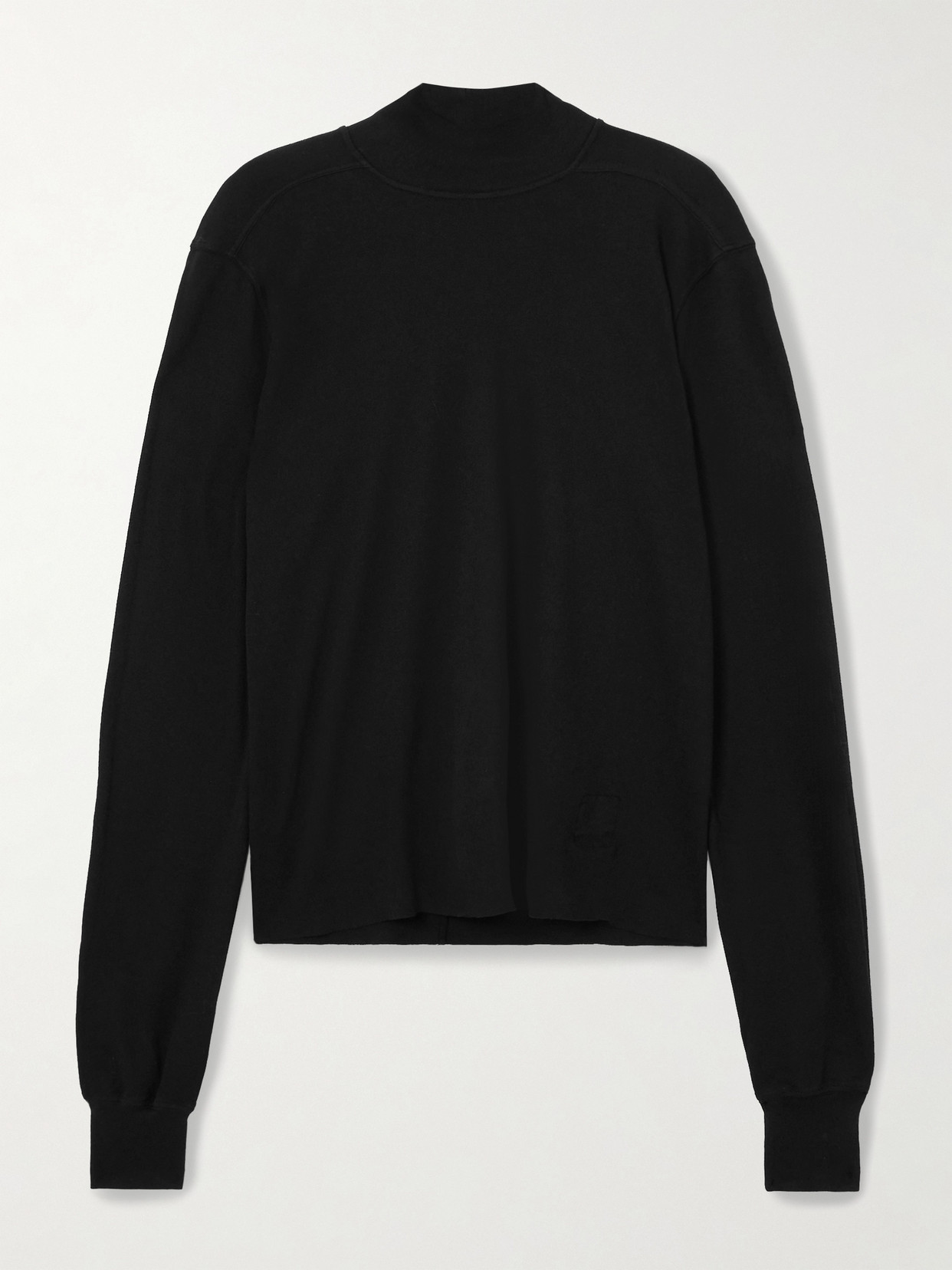 Rick Owens Cotton Sweater In Black