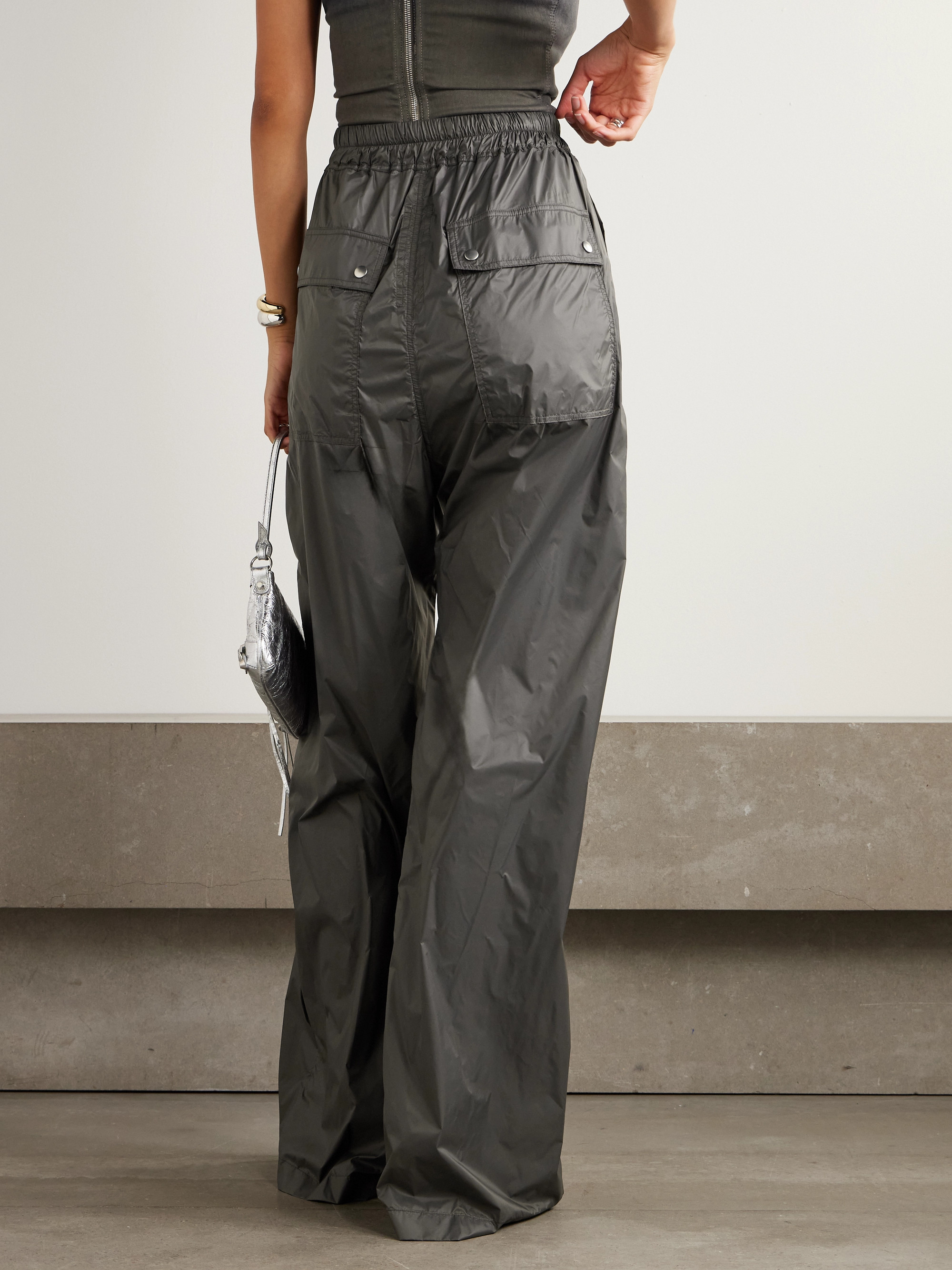 Rick Owens Geth Belas shell wide-leg pants thumbnail