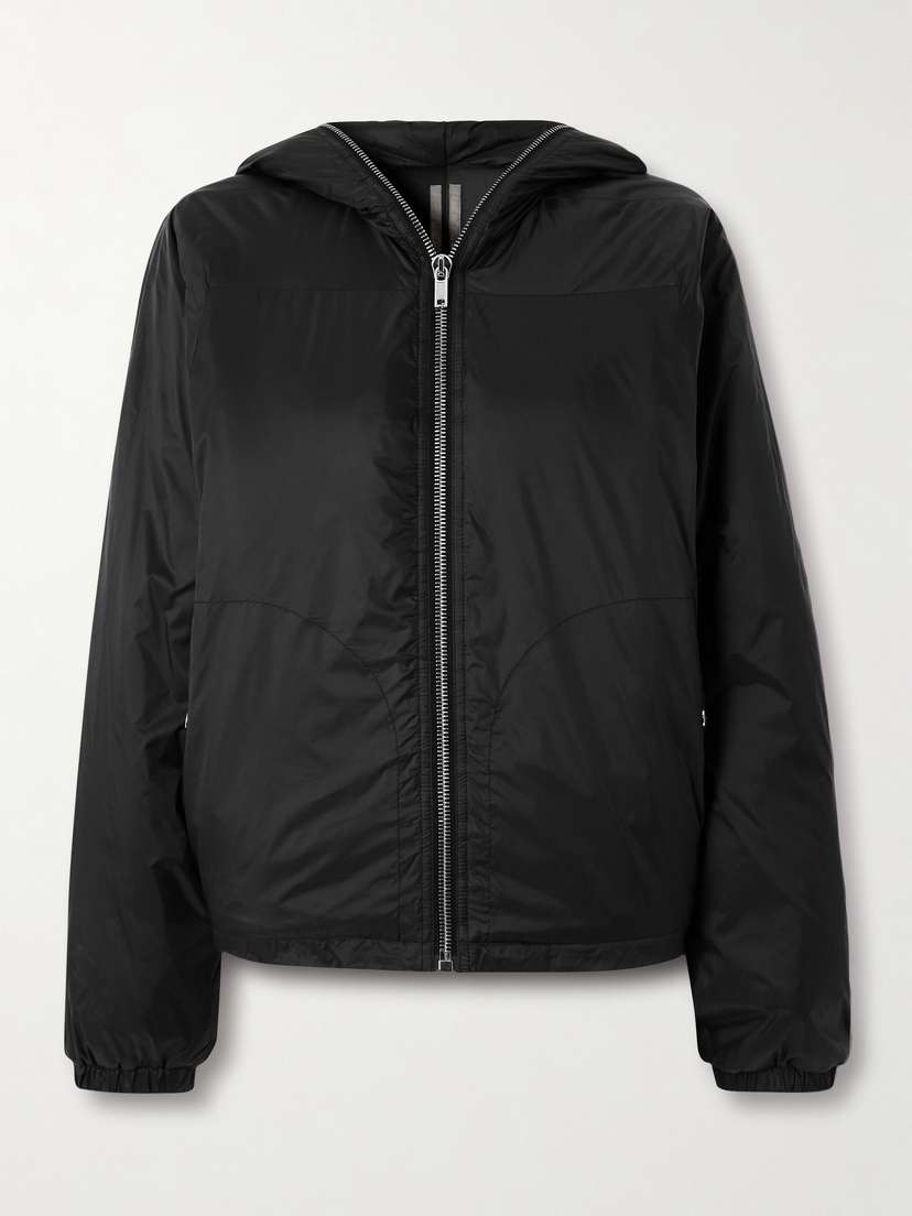 Rick Owens Hooded Padded Shell Jacket