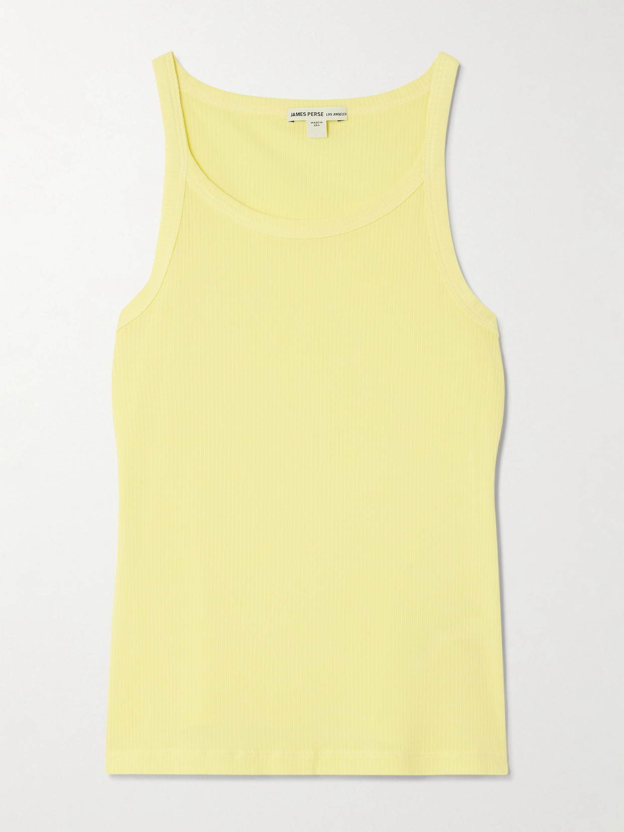 James Perse Ribbed Supima Cotton-blend Tank